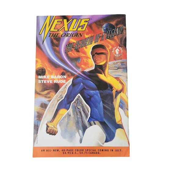 Dark Horse Next Men #4 1992 Comic Book Collector Bagged Boarded - Picture 2 of 2